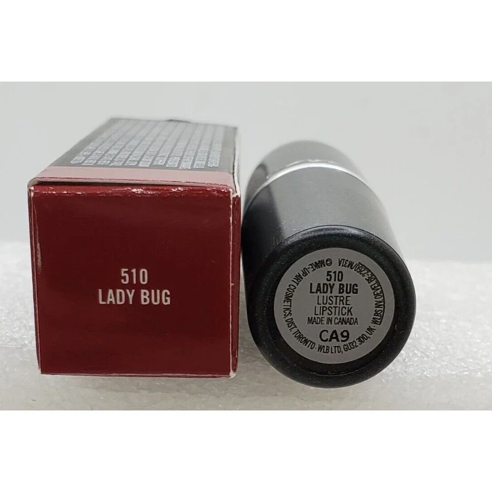 MAC LADY BUG #510 Lipstick ~Yellow Tomato Red ~ Original Lustre Formula RETIRED